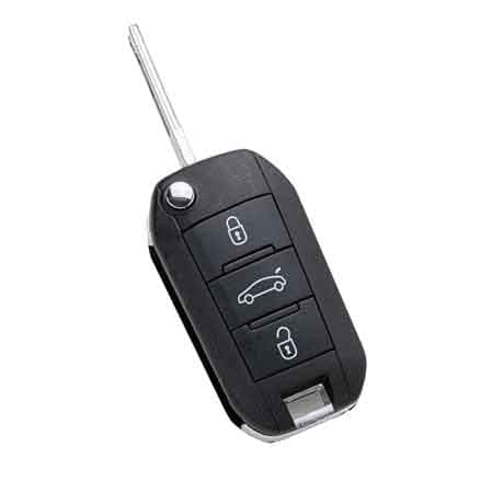 Radiocomando per Auto Citroen Peugeot HU83R21 3 Bottoni Silca - 2