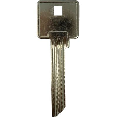 Chiave Piatta Ilsa BK020 Originale Ottone Nichelato 10 Pezzi - 2