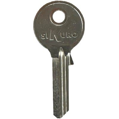 Chiave Piatta Ilsa BK009 Originale Ottone Nichelato 10 Pezzi - 2
