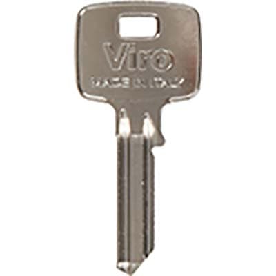 Chiave Piatta Viro 039A Originale Ottone Nichelato 10 Pezzi - 2