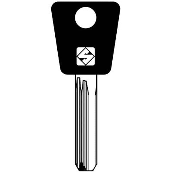 Chiave Punzonata Multlock MTK15RAP Silca Ottone Nichelato 5 Pezzi - 2