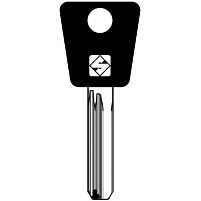 Chiave Punzonata Multlock MTK15RAP Silca Ottone Nichelato 5 Pezzi - 2