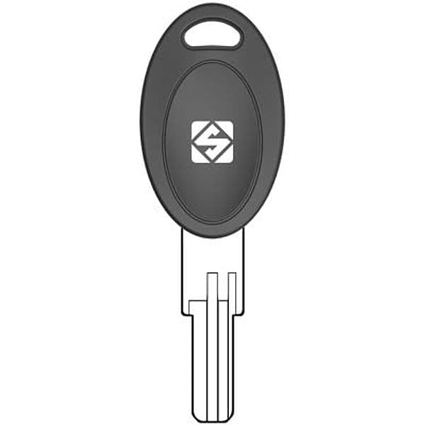 Chiave Punzonata Eurolocks EU21P Silca Ottone Nichelato 5 Pezzi - 2