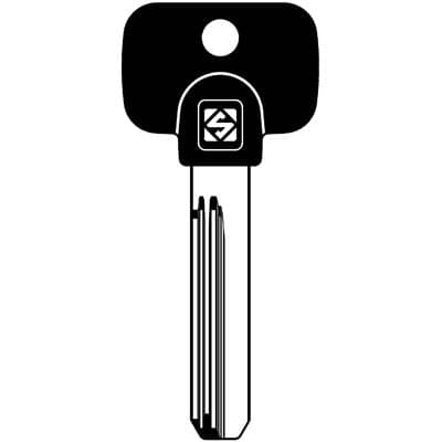 Chiave Punzonata Multlock MTK8RP Silca Alpacca 5 Pezzi - 2