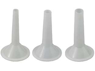 Imbuto in Moplen per Tritacarne N°32 Foro 20 mm Tre Spade - 2