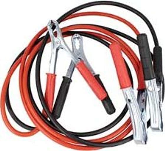 Cavi Collegamento Batteria Auto 3,5 m Sezione MMQ.25 Pinze Rosso+nero - 2