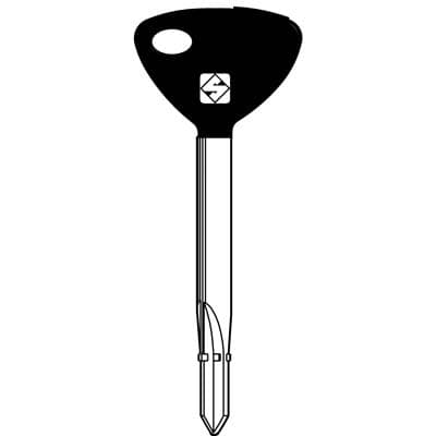 Chiave a Croce Yale XY2P Silca Acciaio Nichelato 2 Pezzi - 2