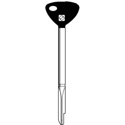 Chiave a Croce Yale XY10P Silca Acciaio Nichelato 2 Pezzi - 2