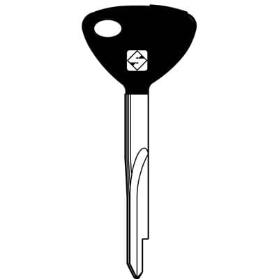 Chiave a Croce Fiam XF1P Silca Acciaio Nichelato 2 Pezzi - 2