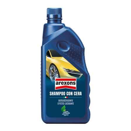 Shampoo Auto con Cera Autoasciugante Arexons 1 l - 2