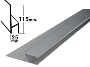 Stadie Profilo H in Alluminio 200 Cmh - 2