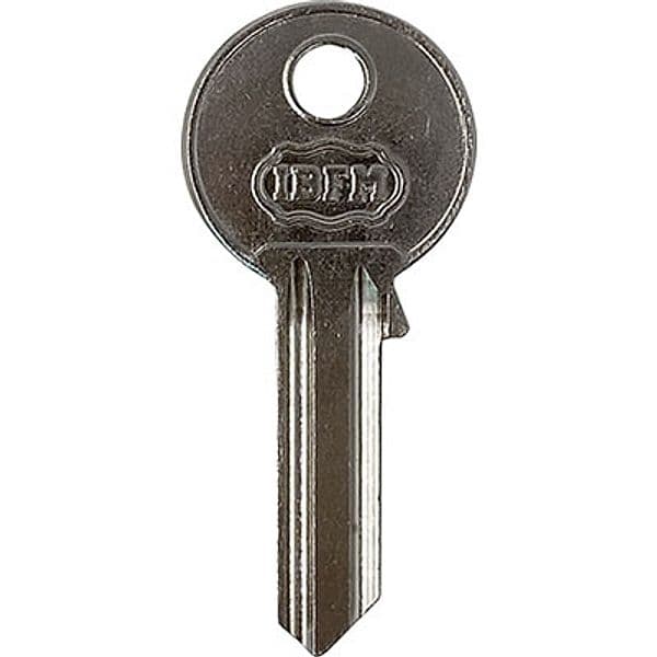 Chiave Piatta Ibfm K5 Originale Ottone Nichelato 10 Pezzi - 2
