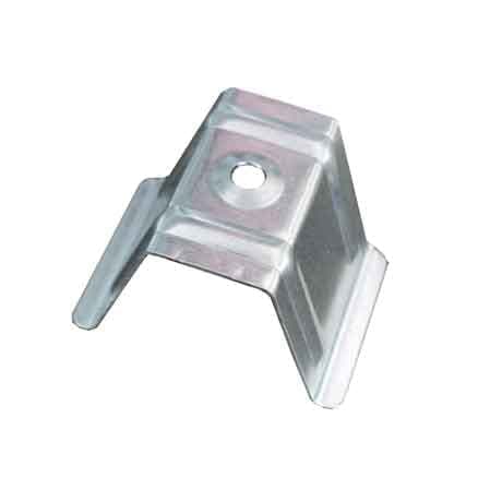 Cappellotto Greca Alto 25 mm 50 x 25 x 41H Zincato 200 Pezzi - 2