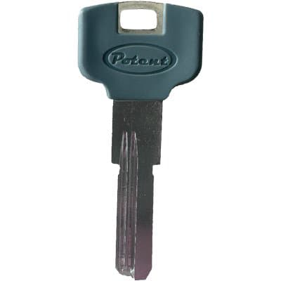 Chiave Punzonata Potent 3200KN Originale Ottone Nichelato 10 Pezzi - 2