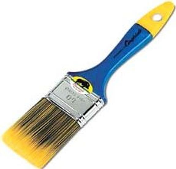 Pennellessa Setola Sintetica Krex Giallo Blu Serie 331 50 mm 6 Pezzi - 2
