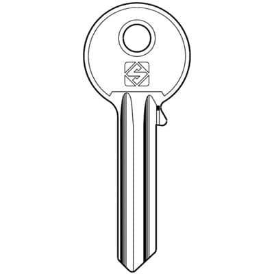 Chiave Piatta Universale UL055 Silca Ottone Nichelato 20 Pezzi - 2