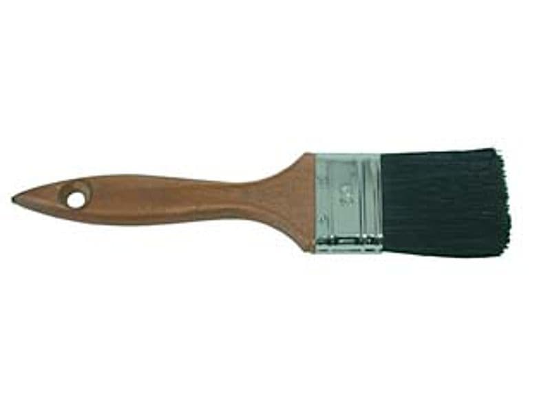 Pennellesse Setola Nera Manico Legno 40 MMX13X53 Feudo 12 Pezzi - 2