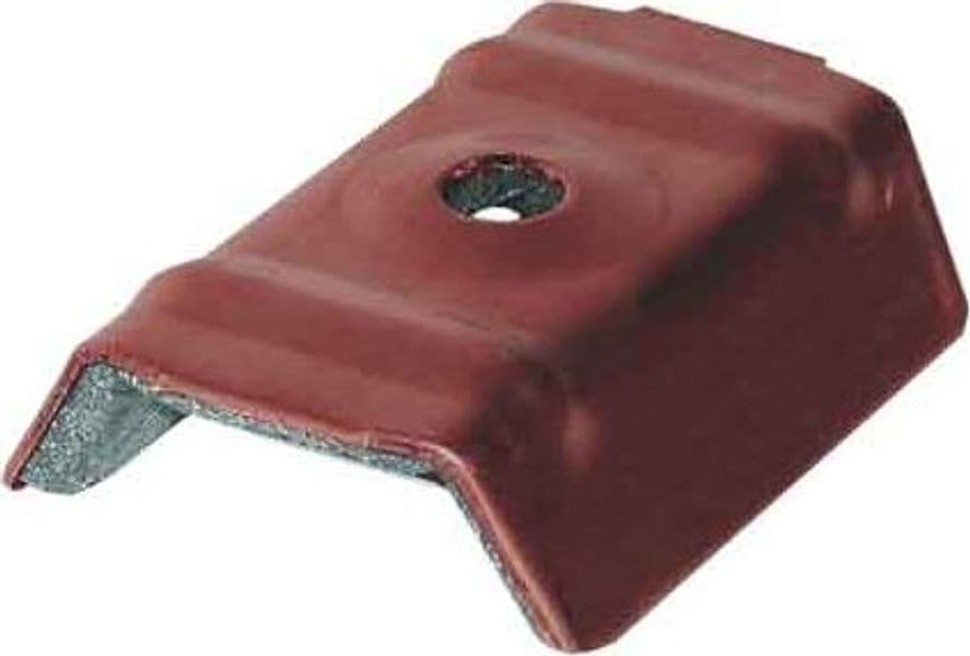 Cappellotto Greca 20 mm 50 x 20 x 15H Rosso Siena 100 Pezzi - 2