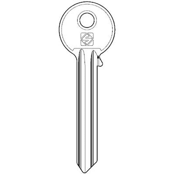Chiave Piatta Universale UL047 Silca Acciaio Nichelato 10 Pezzi