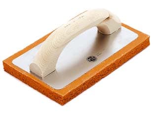 Frattone in Spugna Arancio Manico Legno ART.820 21,5 CMX13,5 ART.820 1 - 2