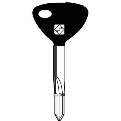 Chiave a Croce Yale XY1P Silca Ottone Nichelato 2 Pezzi - 2