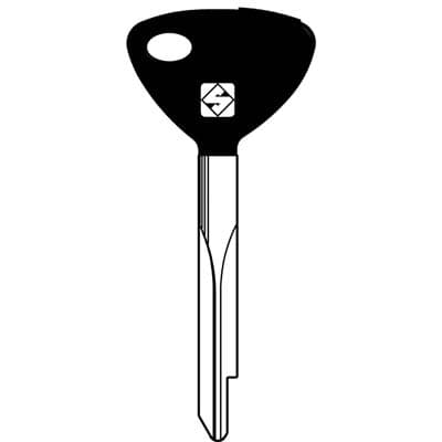 Chiave a Croce Fiam XF2P Silca Ottone Nichelato 5 Pezzi - 2