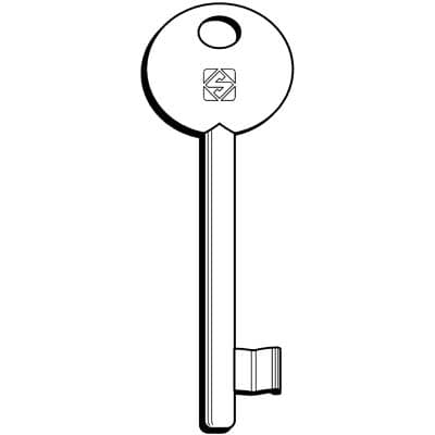 Chiave Patent 6EK1 Silca Ottone Nichelato 5 Pezzi - 2