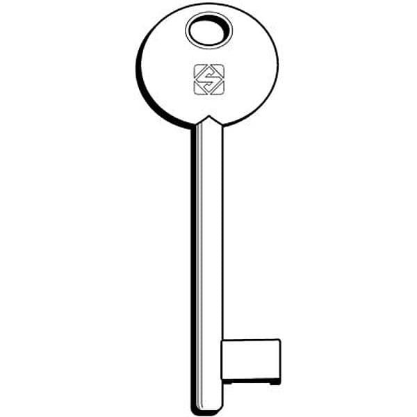 Chiave Patent 6P3D Silca Ottone Nichelato 5 Pezzi