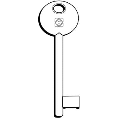 Chiave Patent 6P3D Silca Ottone Nichelato 5 Pezzi - 2