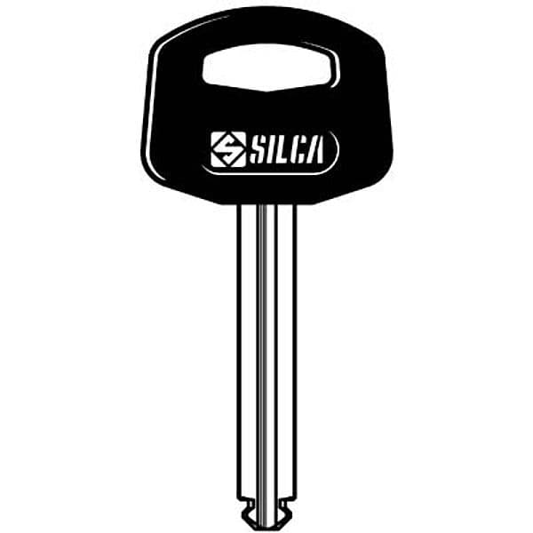 Chiave Punzonata Abus AB60P Silca Ottone Nichelato 2 Pezzi