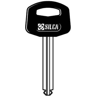 Chiave Punzonata Abus AB60P Silca Ottone Nichelato 2 Pezzi - 2