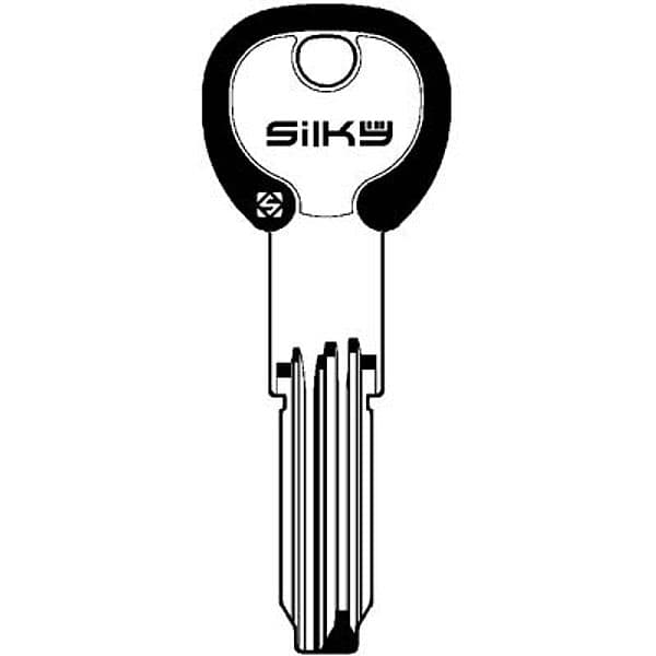 Chiave Punzonata Cisa CS62DZ Silky Silca Ottone Nichelato 5 Pezzi