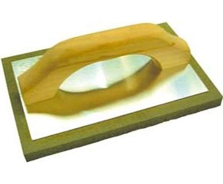 Frattone in Spugna Grigia Manico Legno 23,5 CMX10,5 Alte 2 Pezzi - 2