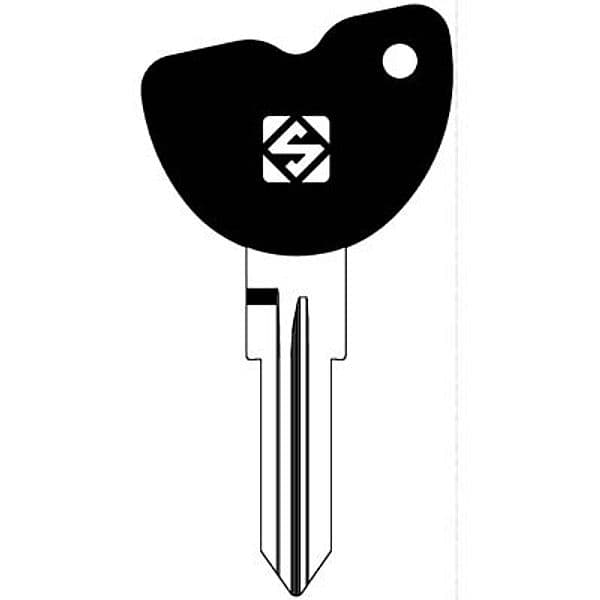 Chiave Auto Piaggio GT20RDP Silca Acciaio Nichelato 5 Pezzi - 2