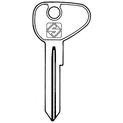 Chiave Auto Volkswagen VO10 Silca Acciaio Nichelato 5 Pezzi - 2