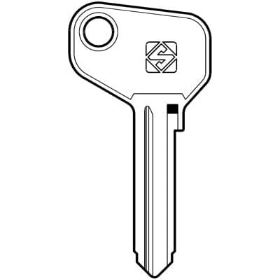 Chiave Auto Alfa Romeo Autobianchi FAB2 Silca Acciaio Nichelato 10 Pezzi - 2