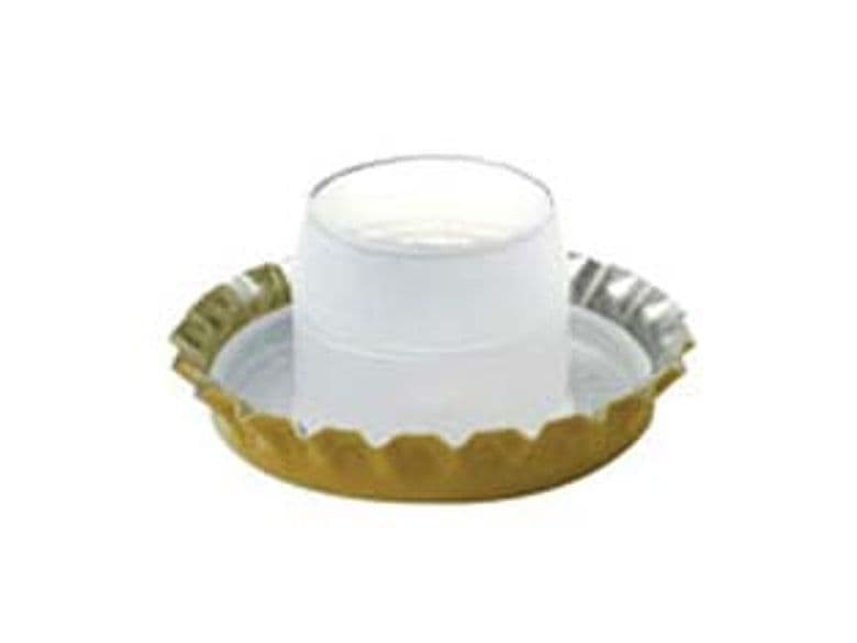 Tappo Corona Oro con Sottotappo Alto Ø 29 mm in Busta da PZ.100 1 Busta - 2