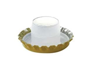 Tappo Corona Oro con Sottotappo Alto Ø 29 mm in Busta da PZ.100 1 Busta - 2