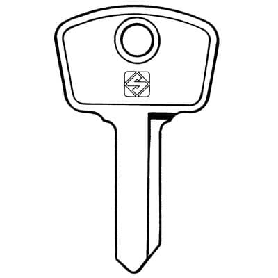 Chiave Auto Safe Giobert AF5D Silca Acciaio Nichelato 10 Pezzi - 2
