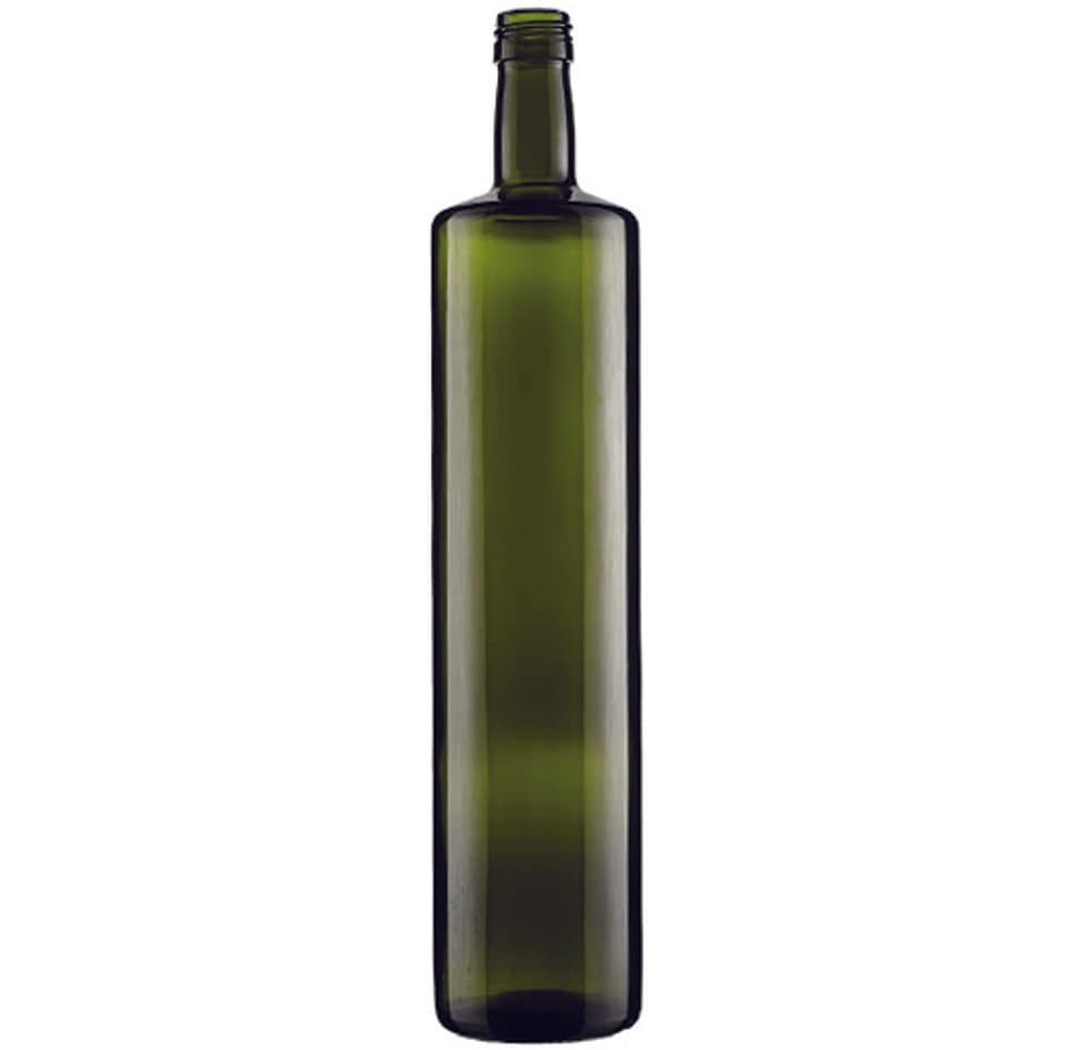 Bottiglia Dorica Cilindrica per Olio Verde Capacità 0,75 l Tappo 20 Pezzi - 2