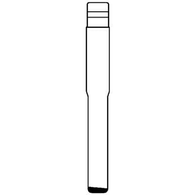 Chiave Flip Auto Ford HU101CH Silca Ottone Nichelato - 2