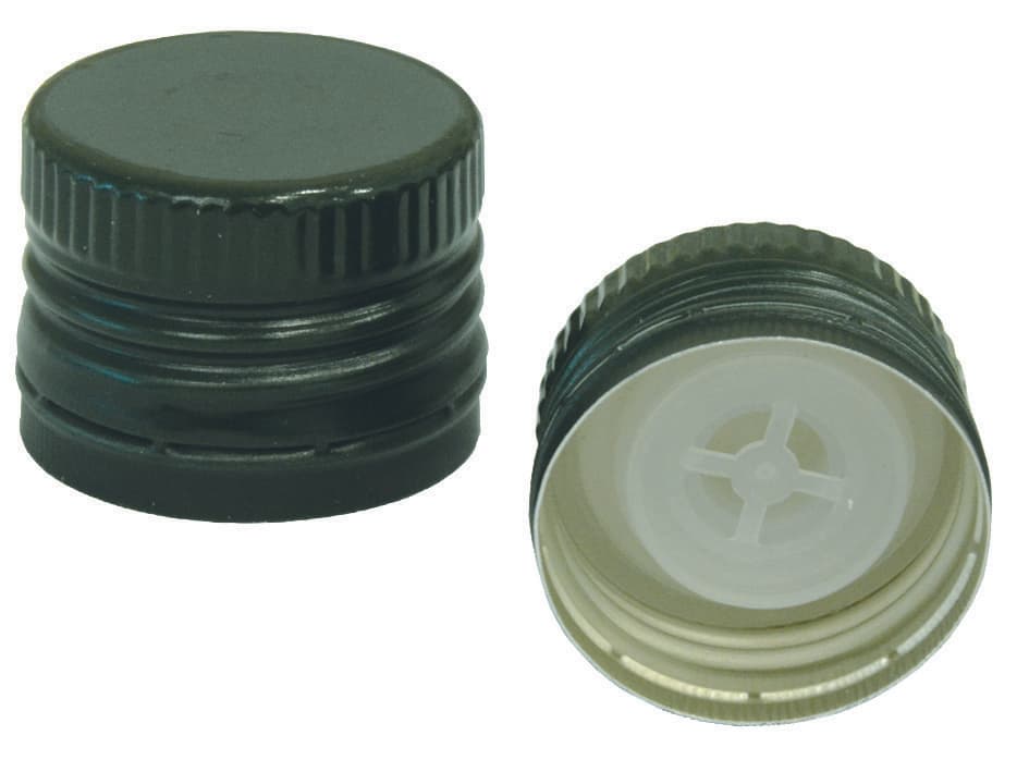 Tappo in Metallo per Bottiglia Marasca 31,5 mm con Versatore 31,5 100 Pezzi - 2