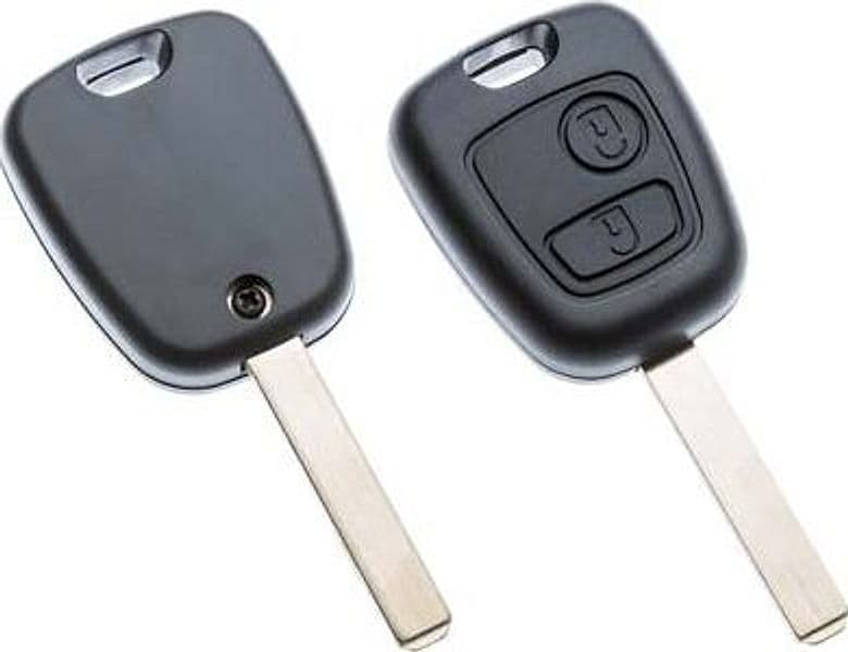 Guscio Chiave Auto Citroen Peugeot VA2RS2 Silca Pulsanti 2 - 2