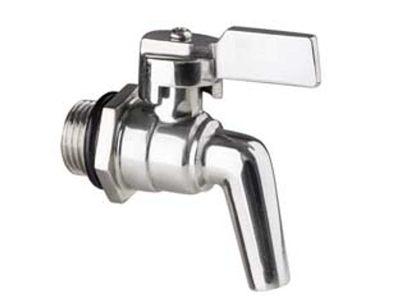 Rubinetto a Leva Acciaio Inox per Fusti e Serbatoi m 3/4 - 2