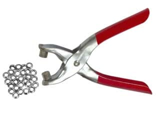 Pinza Occhiellatrice con Occhielli 150 mm Alte 3 Pezzi - 2