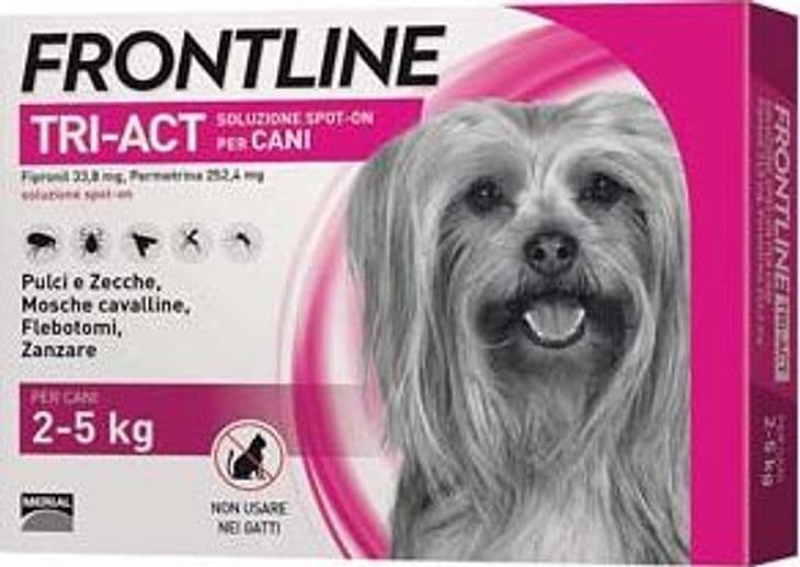 Frontline Triact Spoton per Cani XS in Confezione da 3 Pipette Frontline - 2