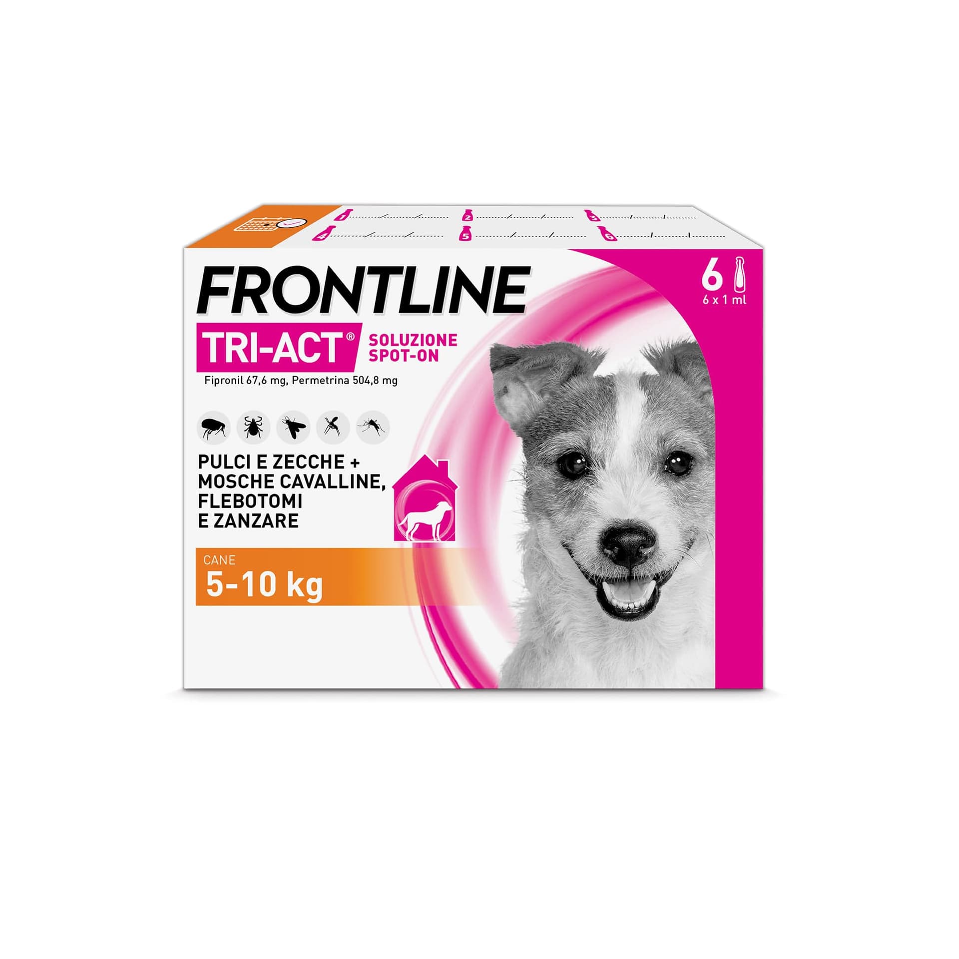 Frontline Triact Spoton per Cani S in Confezione da 6 Pipette Frontline - 2