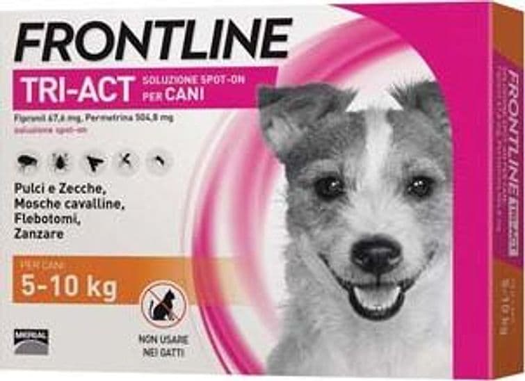 Frontline Triact Spoton per Cani S in Confezione da 3 Pipette Frontline - 2
