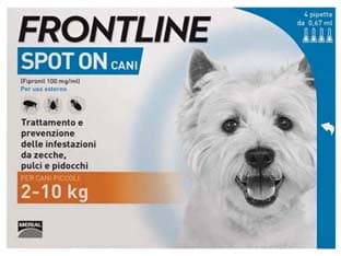 Frontline Spoton per Cani Piccoli e Cuccioli in Confezione da 4 Pipette - 2