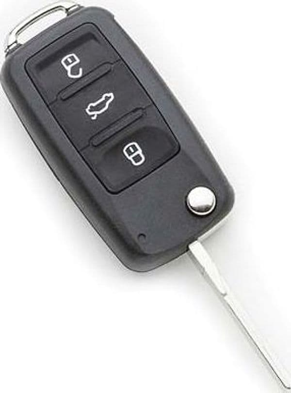 Guscio Chiave Auto Volkswagen HU66BRS8 Silca Pulsanti 3 - 2